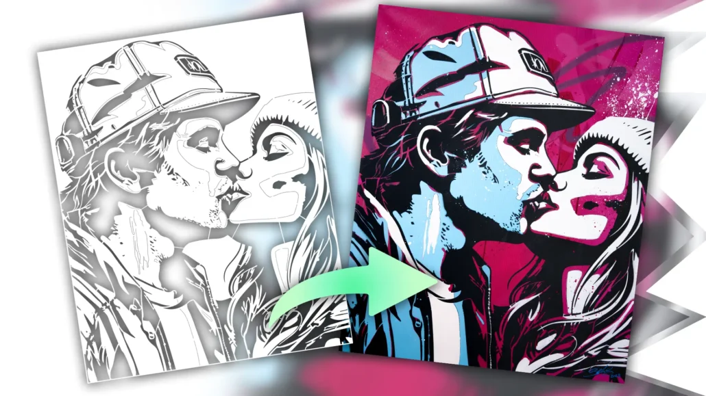 Street Art Stencil: Creating 'Modern Romance' with John Beckley's Techniques