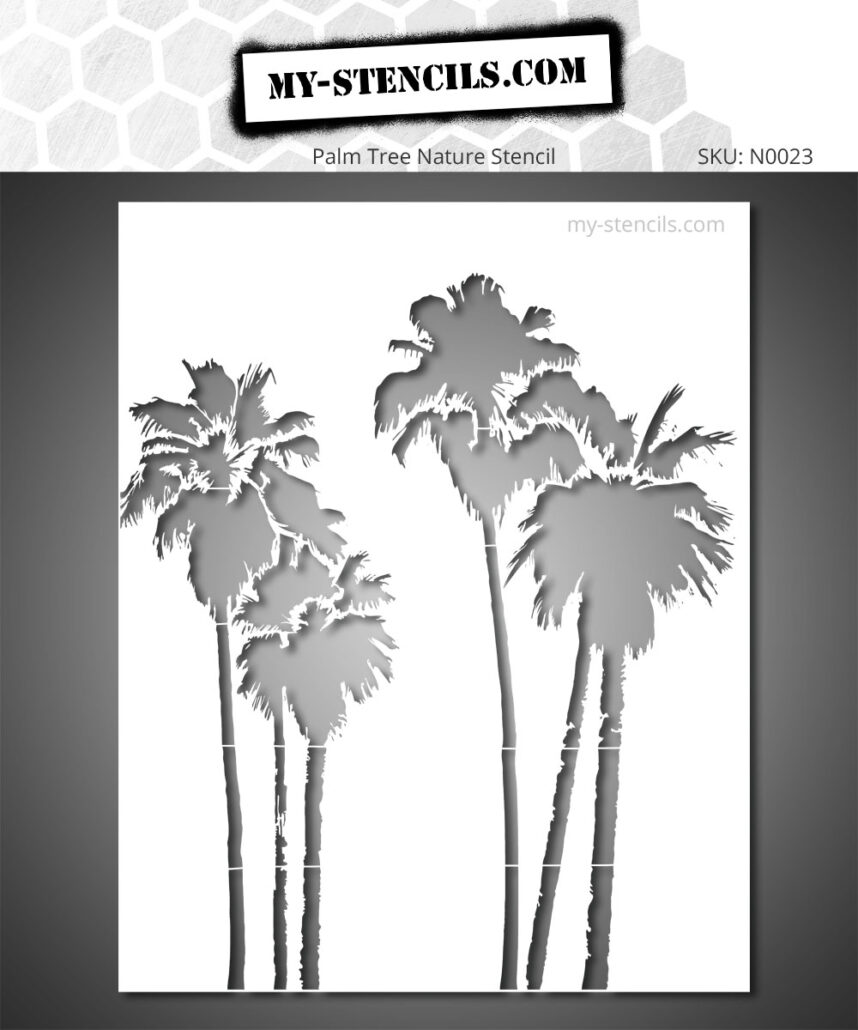 Nature Stencils Trees, Leaves for Green Decor