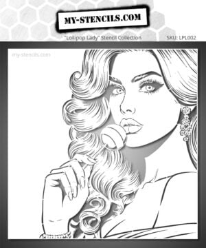 Woman Pop Art Stencil