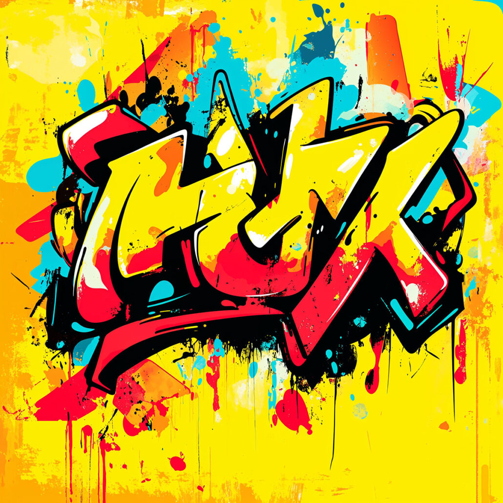 Image showcasing Urban Expression Stencil - Express Your Creativity with Boldness