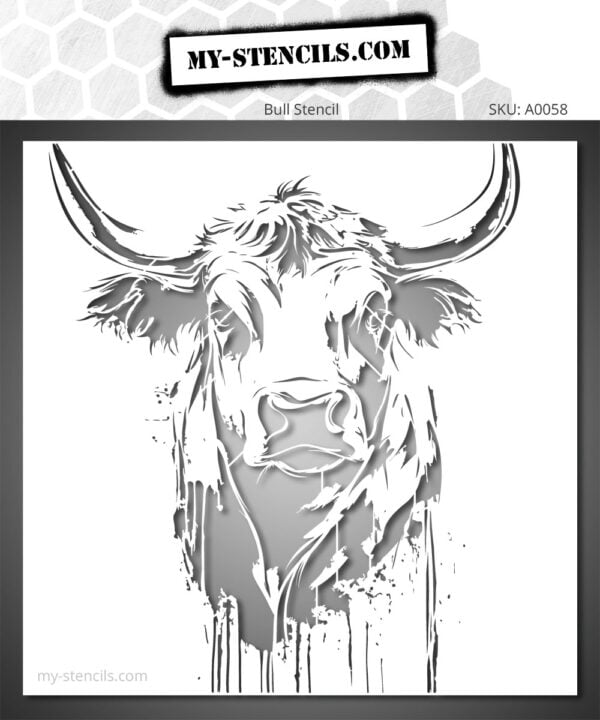 Creative Bull Stencil