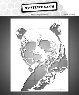 Cigar Bear Stencil