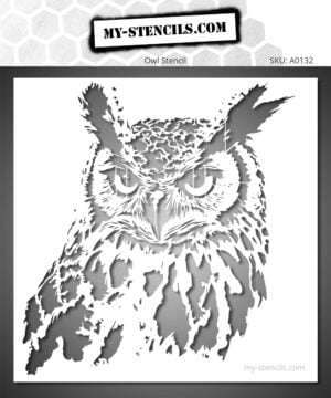 Owl Head Stencil