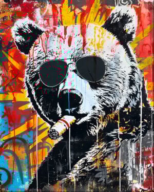 Cigar Bear Stencil