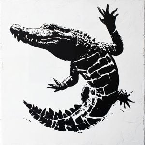Alligator Stencil