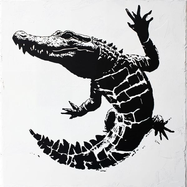 Alligator Stencil