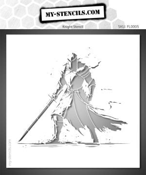 Shadow Warrior Knight Stencil