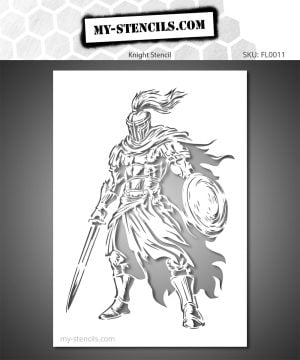 Legendary Knight Stencil