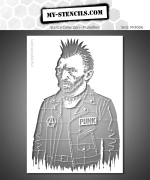 Van Gogh Punk Stencil – The Rebel Spirit of an Icon
