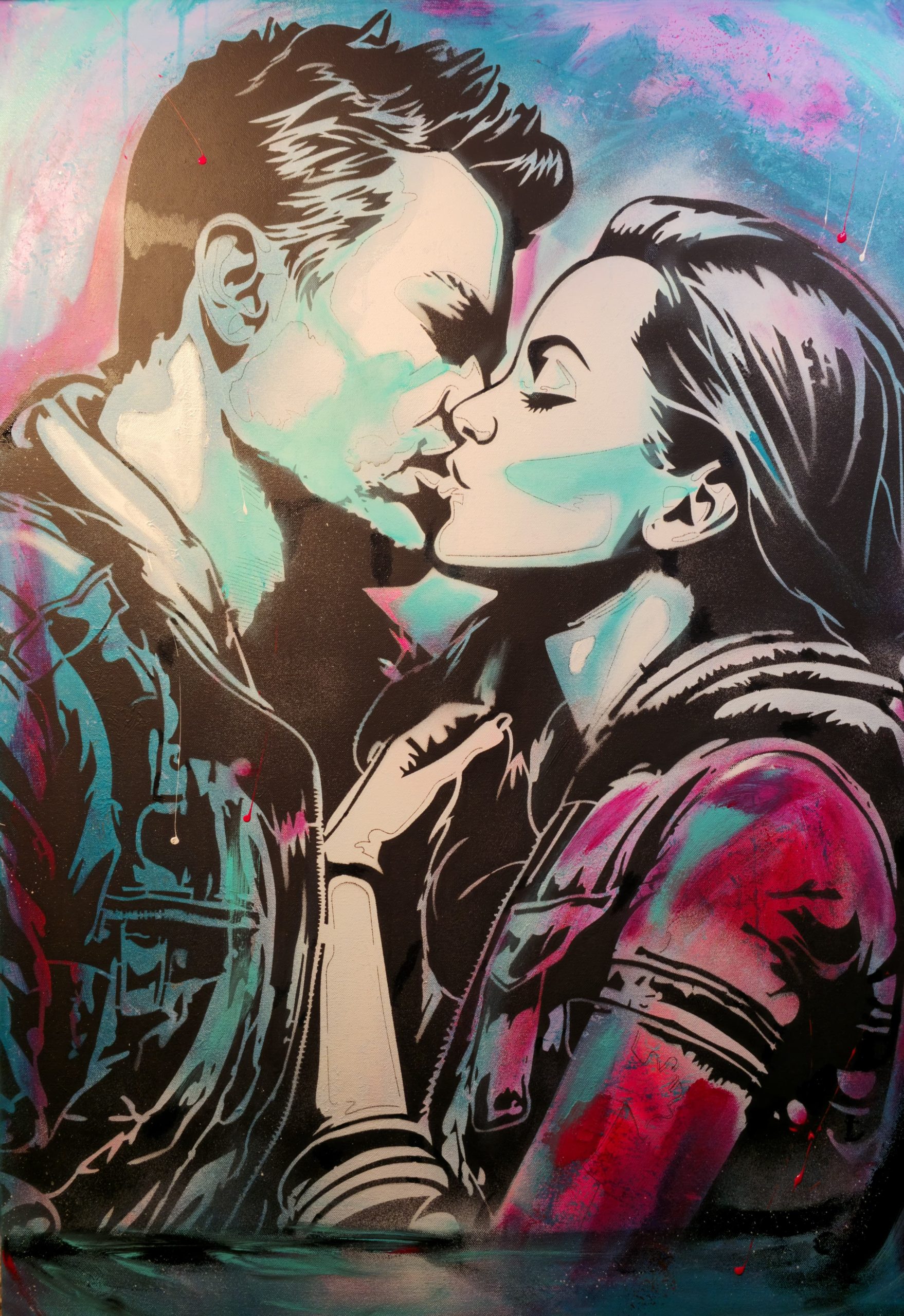 Click to view full screen Passionate Love Stencil - EL0006 photo review