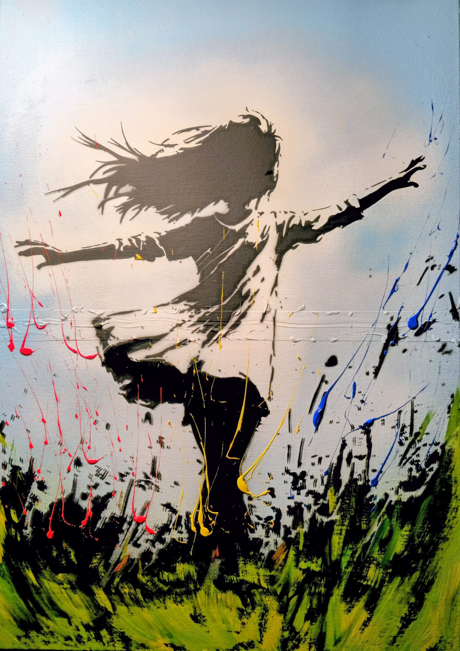 Click to view full screen Countryside Dance Stencil - CAZ005 photo review