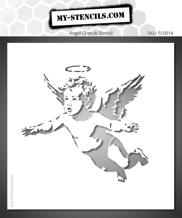 Cherub Street Art Stencil