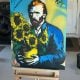 Vincent Van Gogh and His Sunflowers Stencil - IC0002 photo review