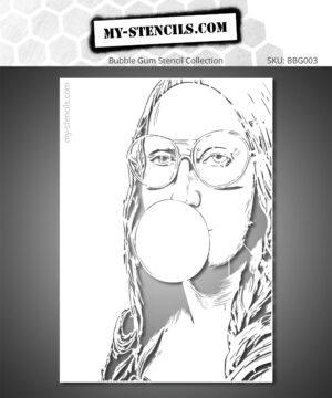 Stencil Mona Lisa Bubble Gum Attitude